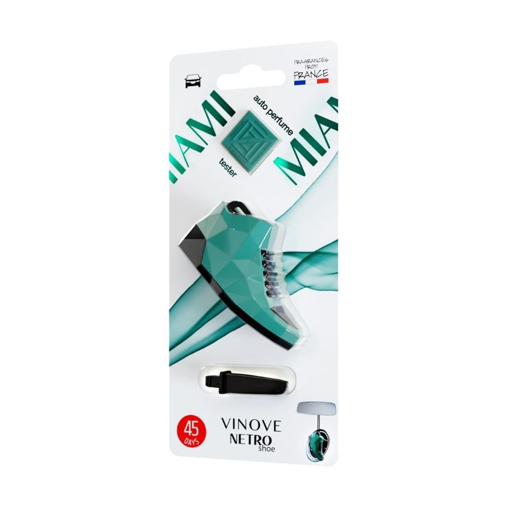 Ароматизатор для автомобіля Vinove Netro Shoe Auto Perfume, Miami, 1 шт